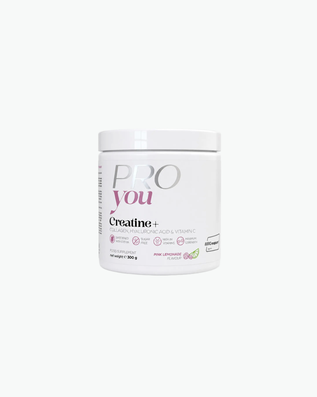 PRO YOU Creatine+ Creapure® kreatinas su kolagenu ir vitaminu C 300 g