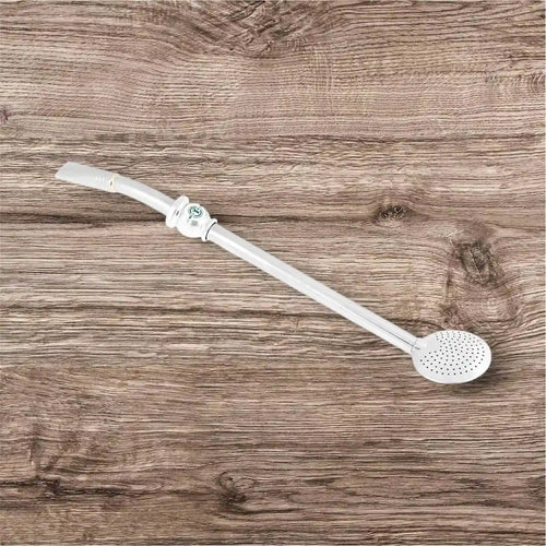 26 cm metalinė Bortonaggio bombilla – ideali yerba mate arbatai