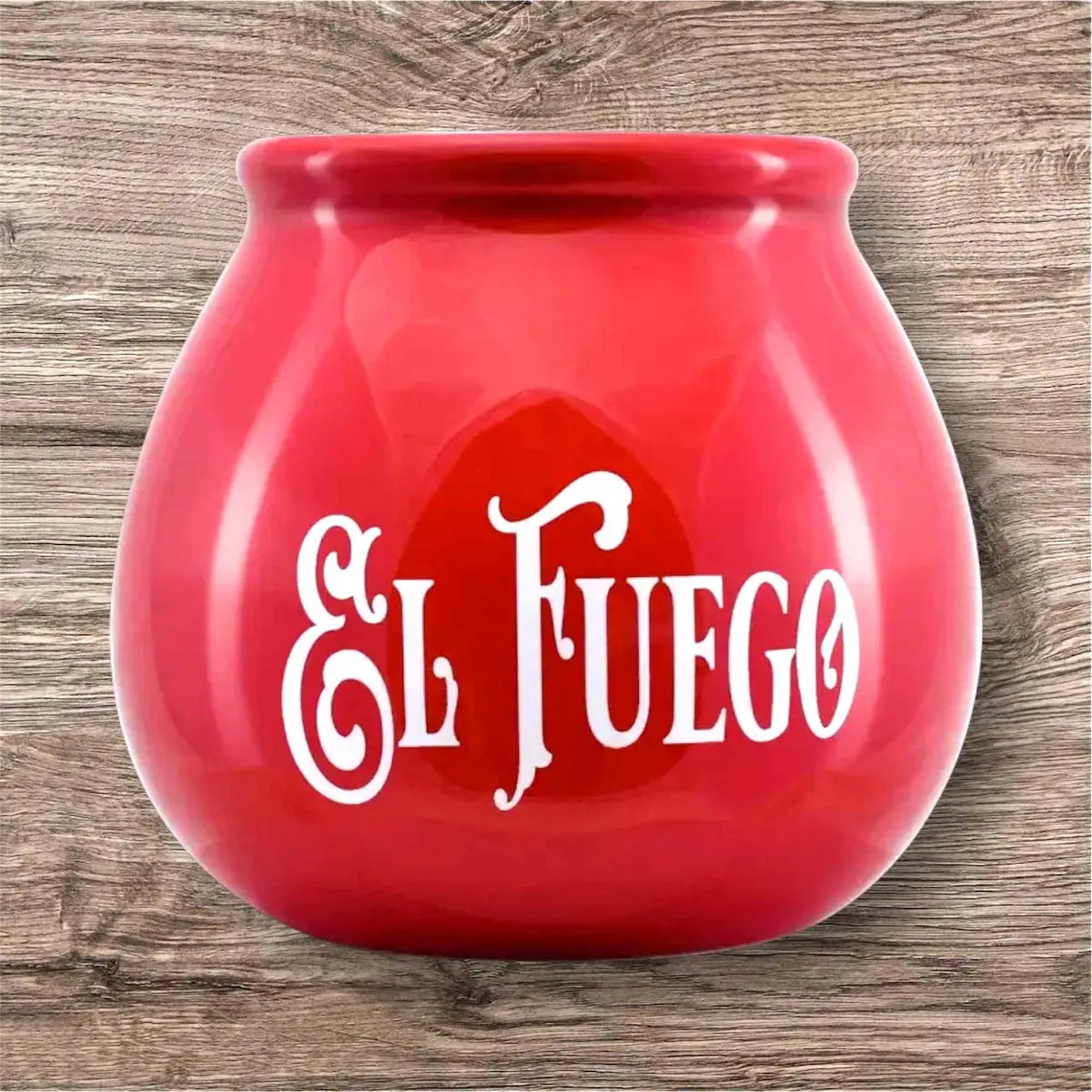 CBSe Energia Yerba Mate su Guarana Meta Bestseleris kalabasa raudona su užrašu ''el fuego'
