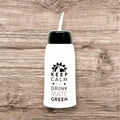 Mate termosas pavadinimu ''keep calm and drink mate green''