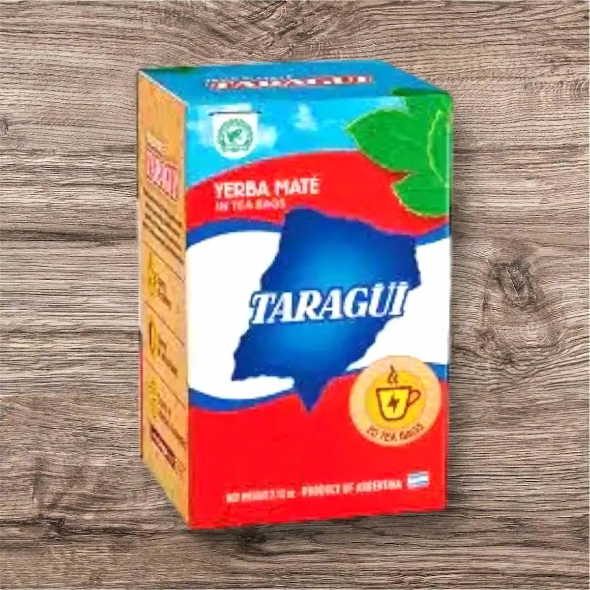 Taragui mate arbata pakeliais

