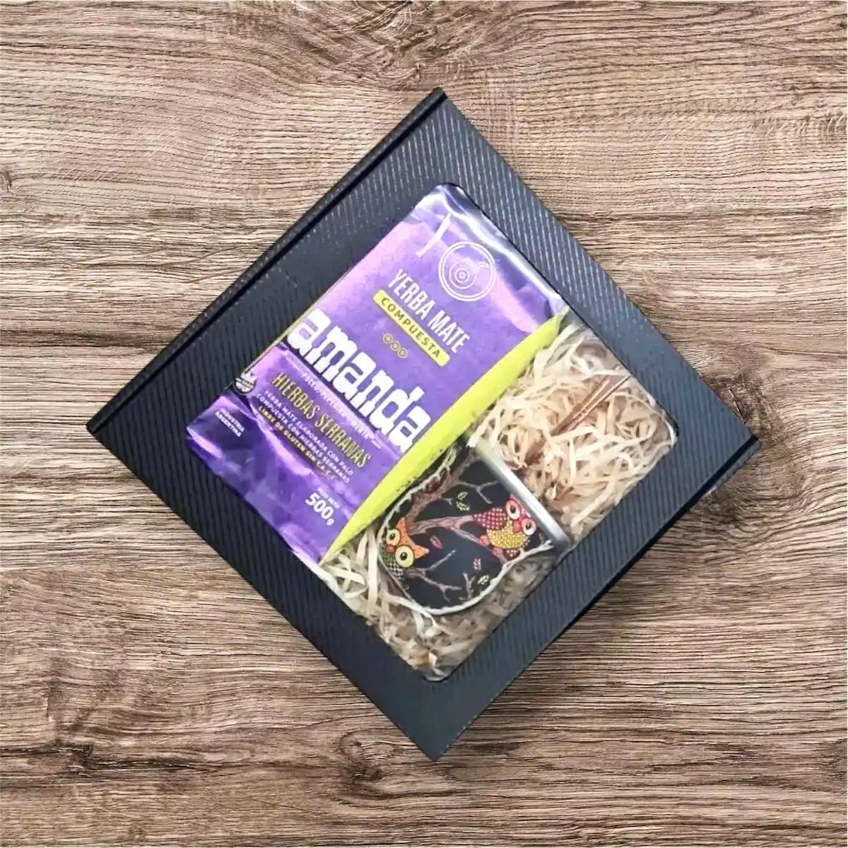 Yerba Mate Amanda Hierbas Serranas 500 ml su bombilla ir kalabasa