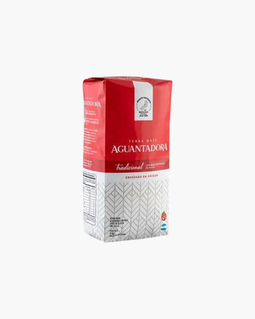 Aguantadora Con Palo Sin Humo yerba matė 500 g - švelnaus skonio Argentinos yerba matė, brandinta 18 mėnesių.