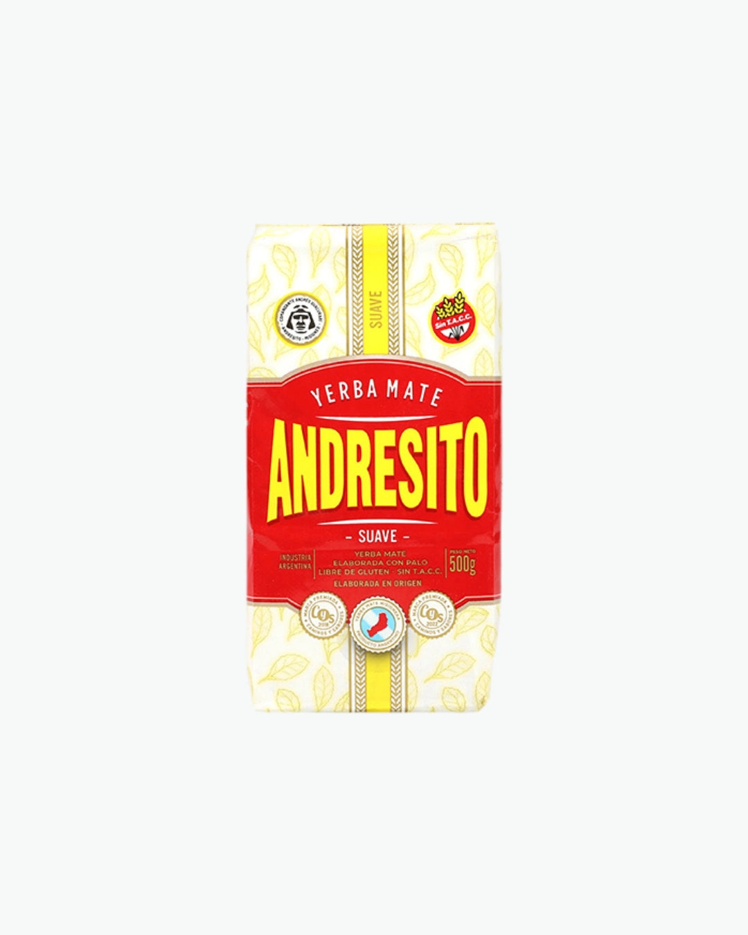 Andresito Suave yerba matė 500 g - švelni Argentinos yerba matė iš Misiones provincijos
