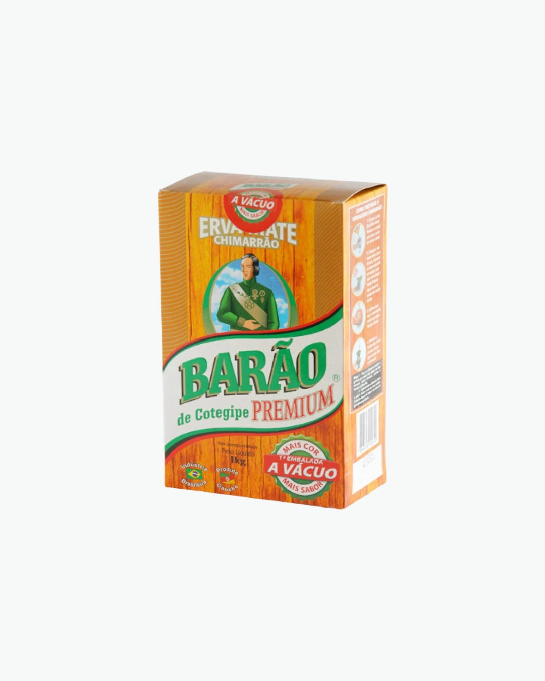 Barão de Cotegipe Premium 1 kg - aukščiausios kokybės braziliška yerba matė
