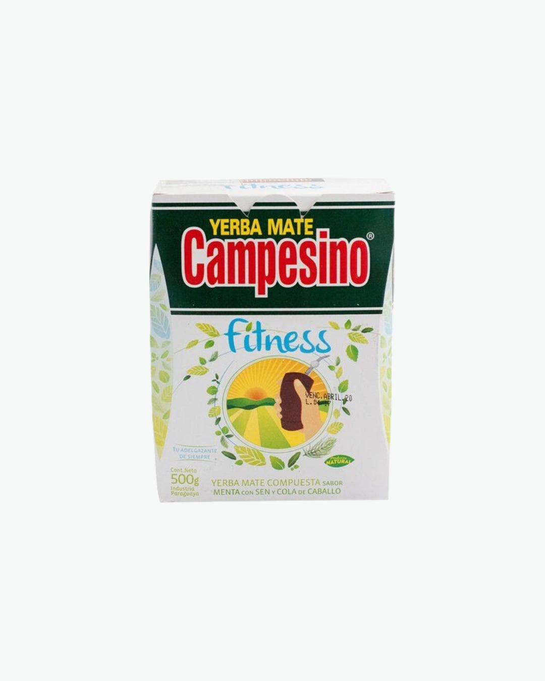Campesino Fitness yerba matė su senos lapais ir mėtomis