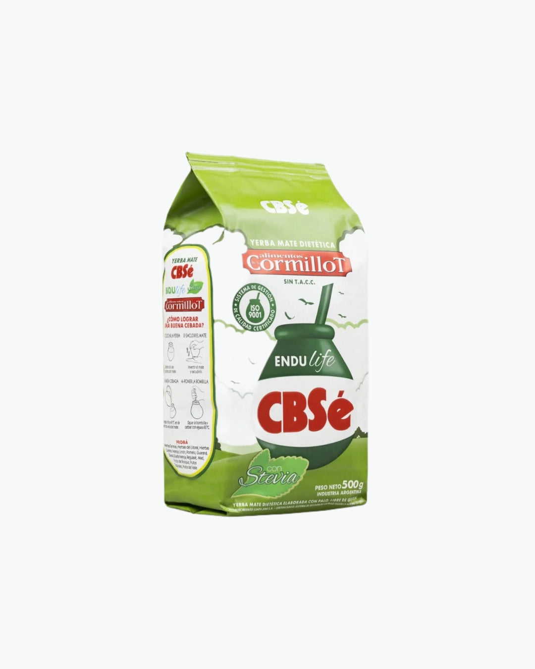 CBSe su stevija yerba matė 500 g - Argentinos yerba matė su saldesniu skoniu