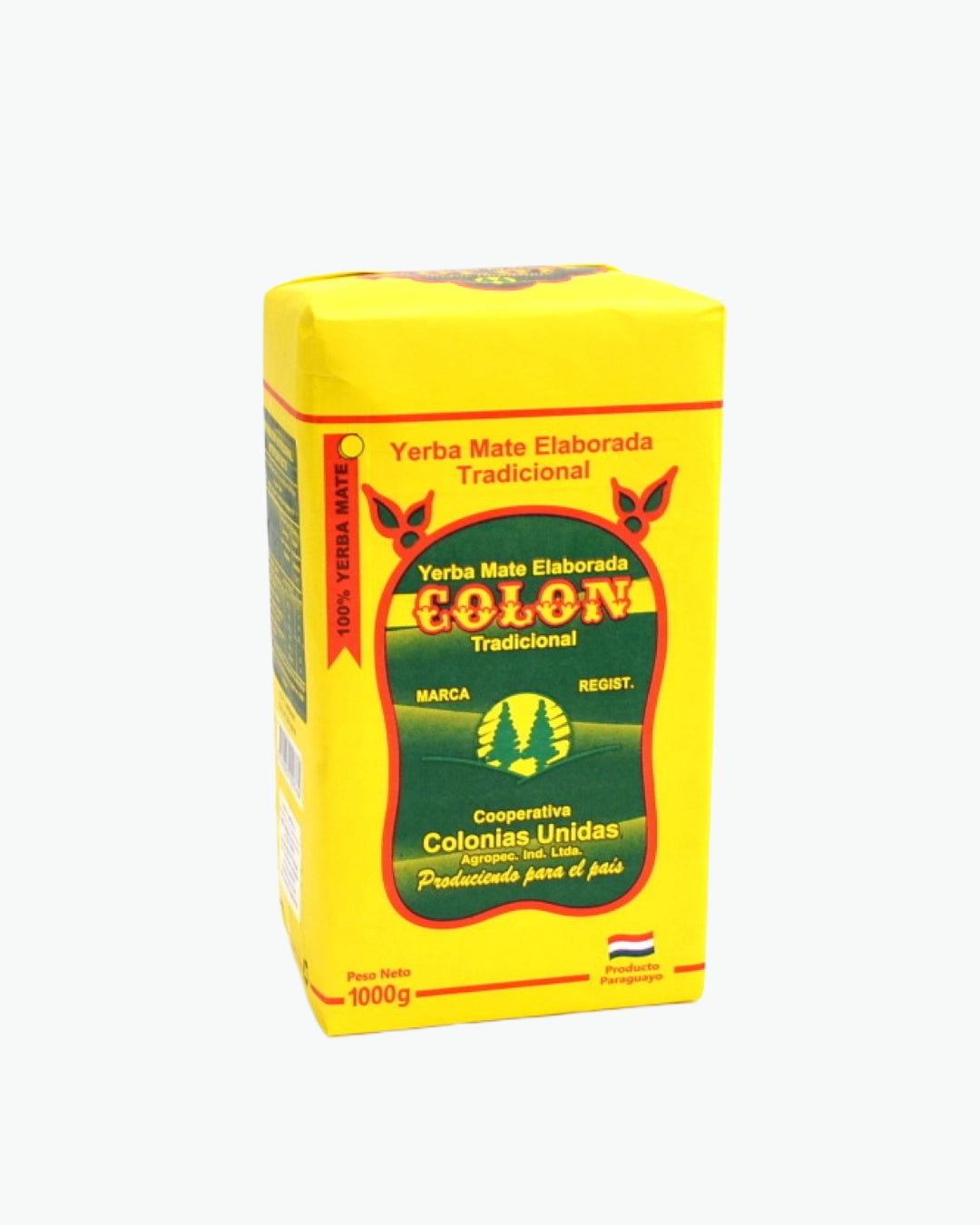 Colon Tradicional klasikinė paragvajietiška yerba matė su lapais ir koteliais