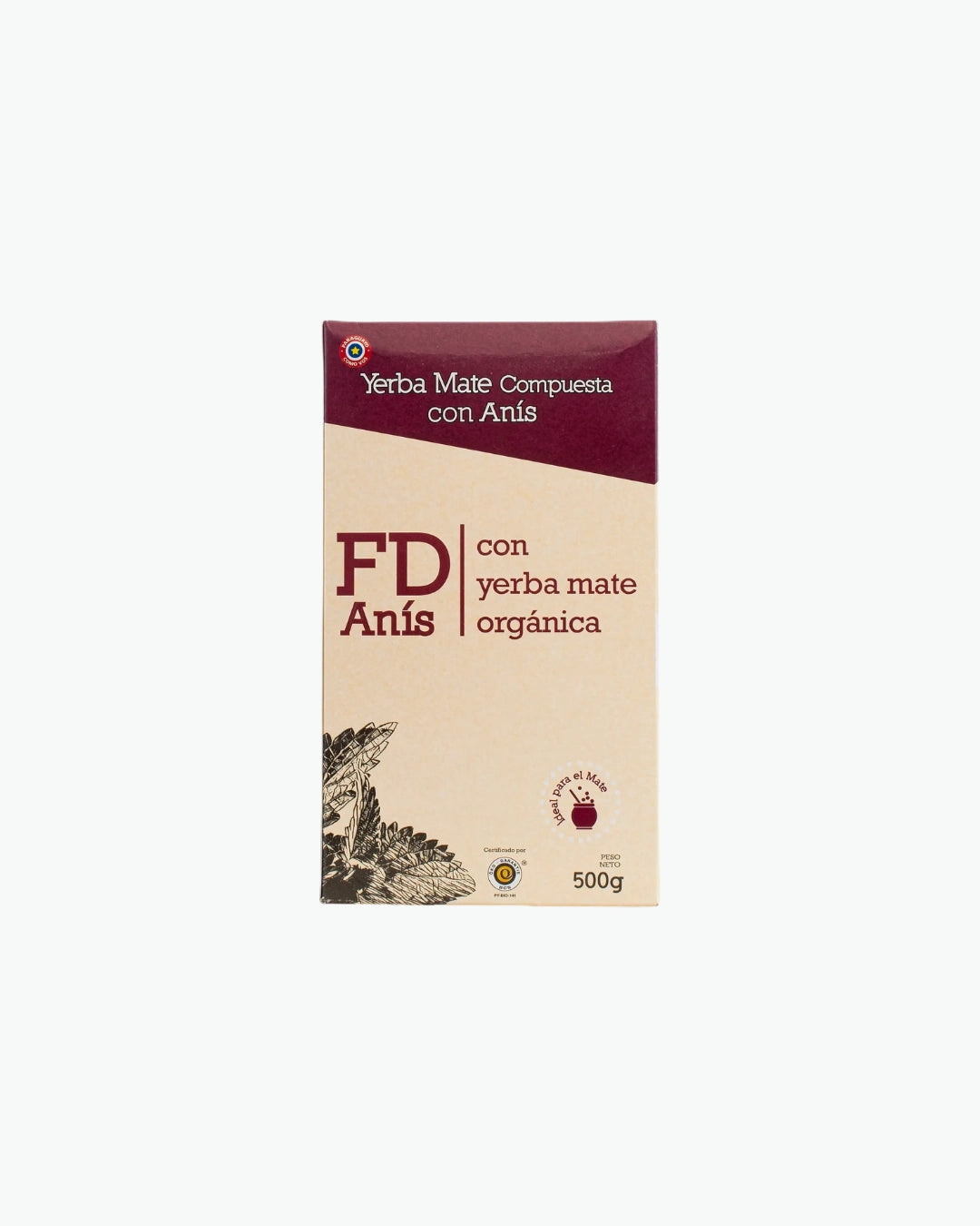 FD Anís natūraliai džiovinta yerba matė su anyžiumi 500 g