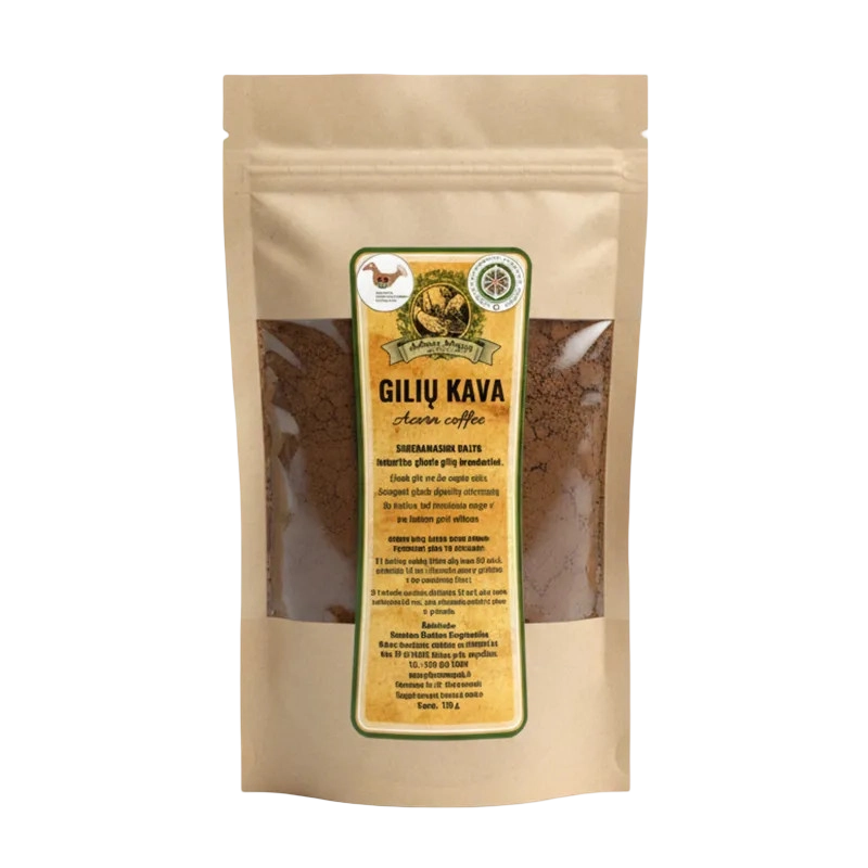 Ąžuolo gilių kava be kofeino - 120 g