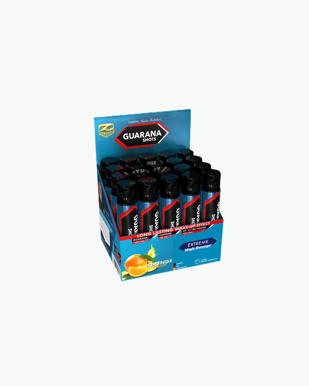 Guarana Shots - guaranos ekstrakto ir kofeino ampulės
