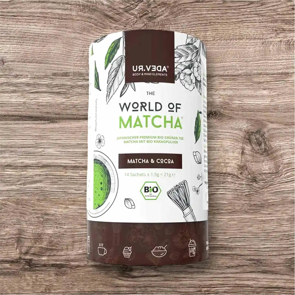 Japoniska ekologiska matcha su kakava