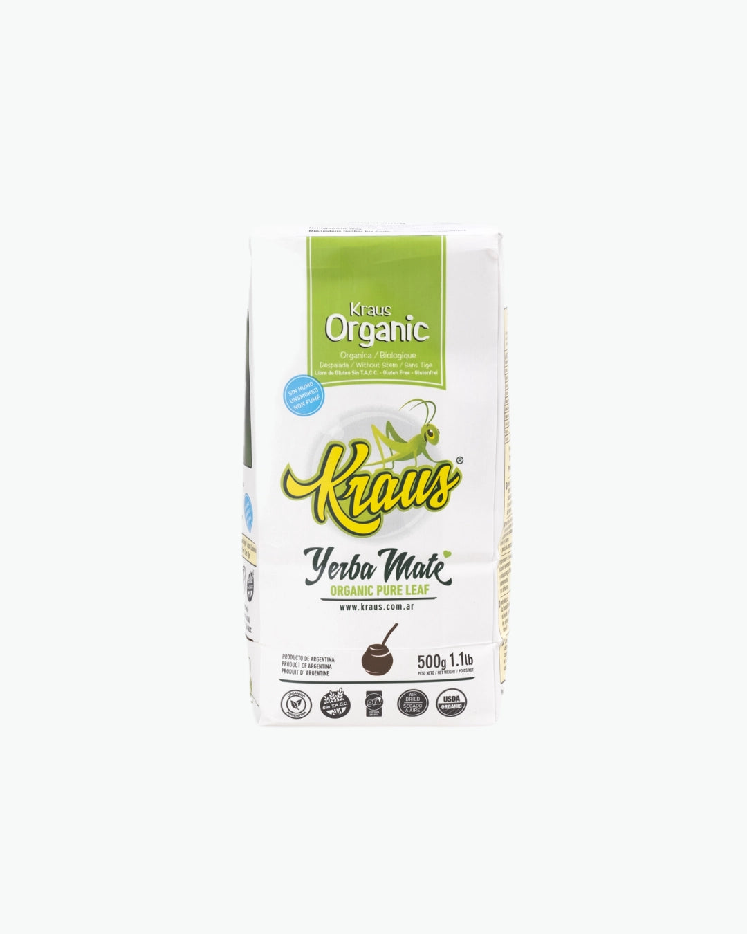 Kraus Despalada yerba matė 500 g - aukščiausios kokybės Argentinos yerba matė be kotelių