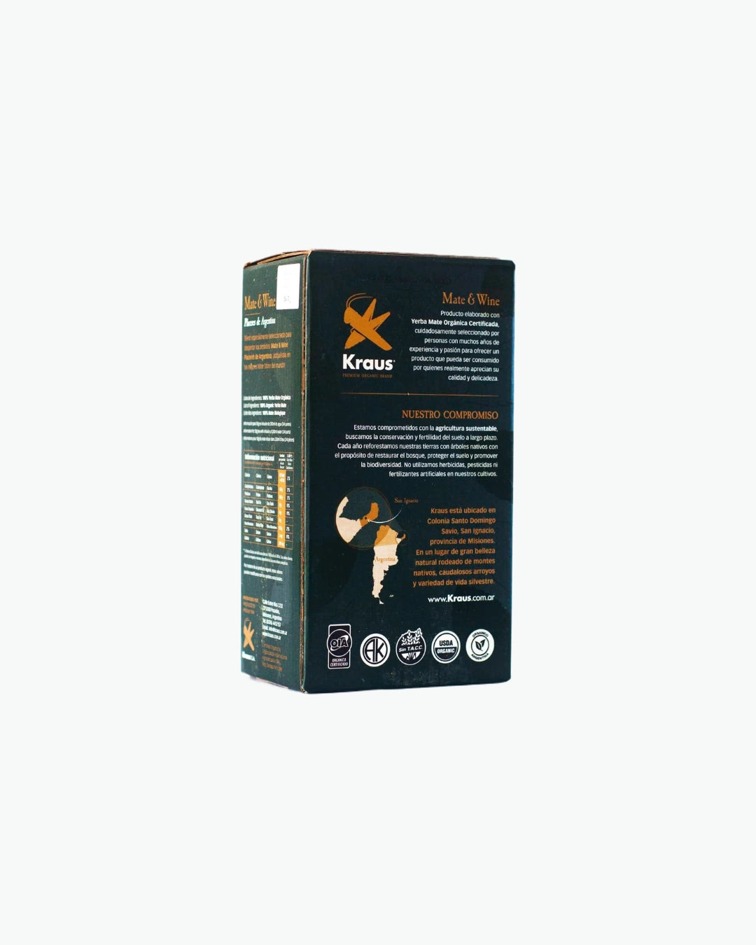 Kraus Premium yerba matė 500 g - aukščiausios kokybės Argentinos yerba matė 