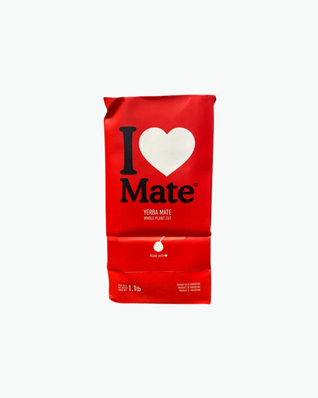 Kraus Premium I love yerba mate 500 g - aukščiausios kokybės Argentietiška yerba matė