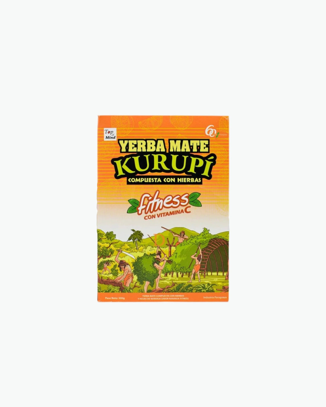 Kurupi Fitness yerba matė su žolelėmis ir apelsinų aromatu 500 g