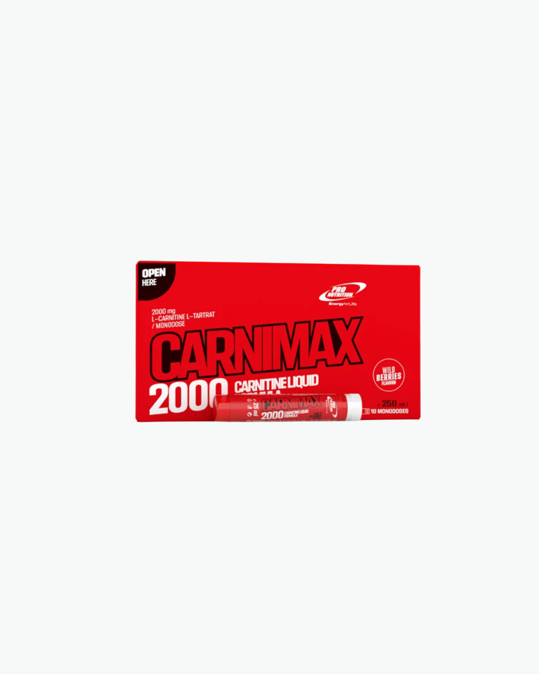 PRO YOU CARNIMAX 2000 L-karnitino L-tartrato ampulės 25 ml