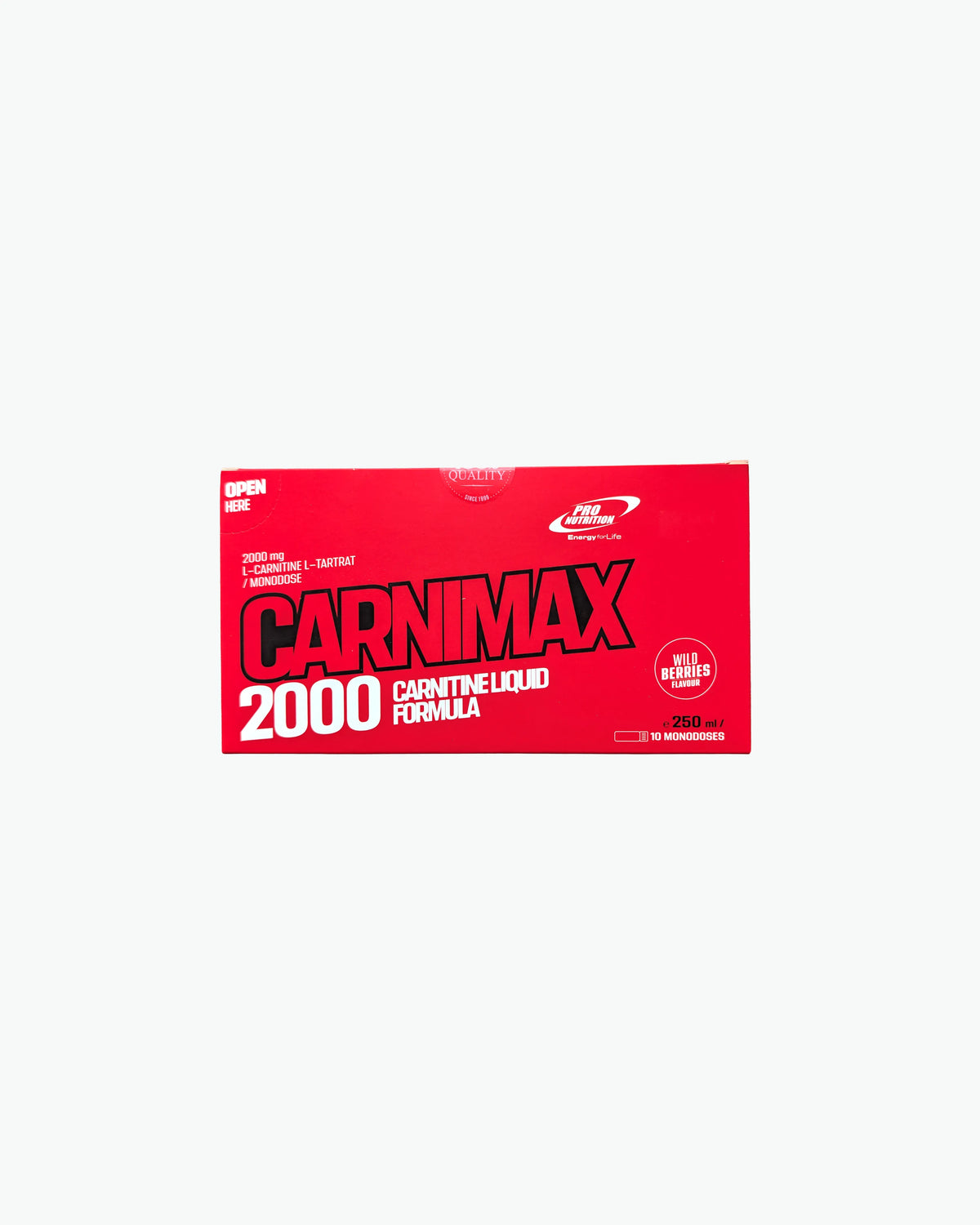 PRO YOU CARNIMAX 2000 L-karnitino L-tartrato ampulės 25 ml