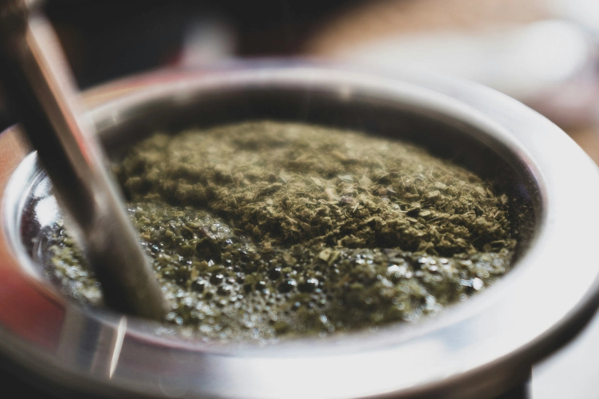 Yerba mate kalabasoje paruošta gerti