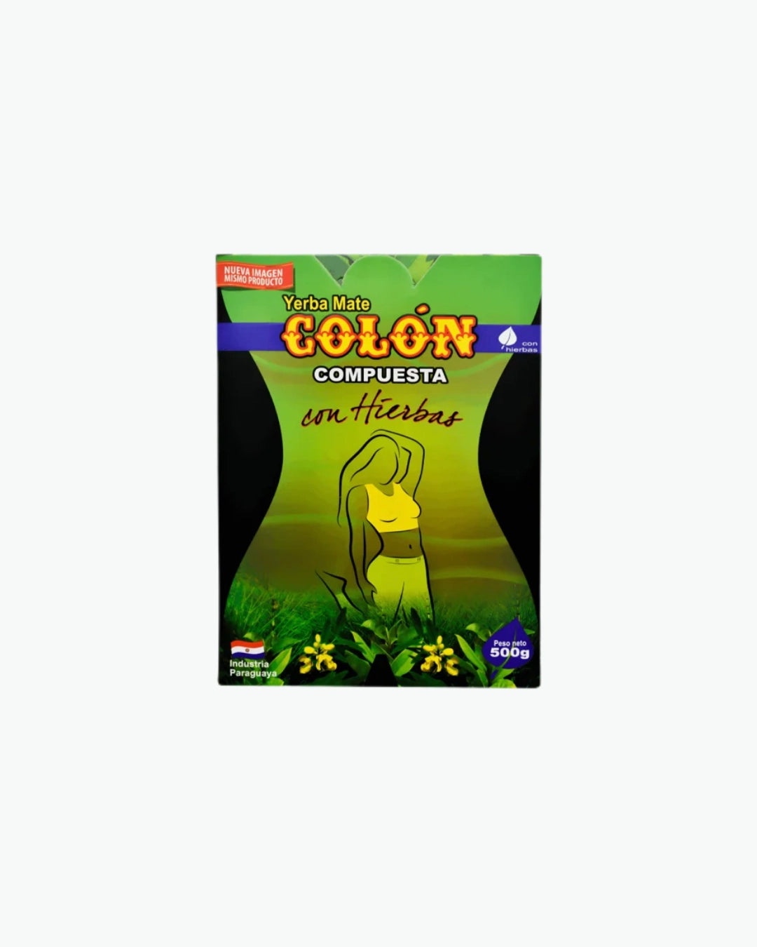 Yerba matė su mėta, asiūkliu, sena ir žaliąja arbata 500 g