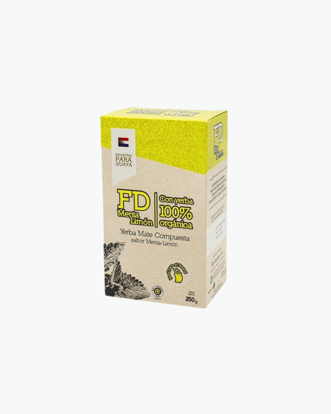 Natūraliai džiovinta yerba matė su pipirmėte ir citrinų aromatu 500 g